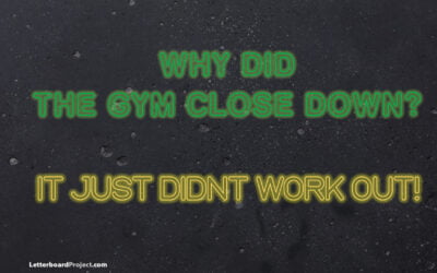 Why did the gym close down?