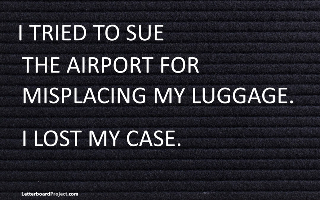 Sue the airport