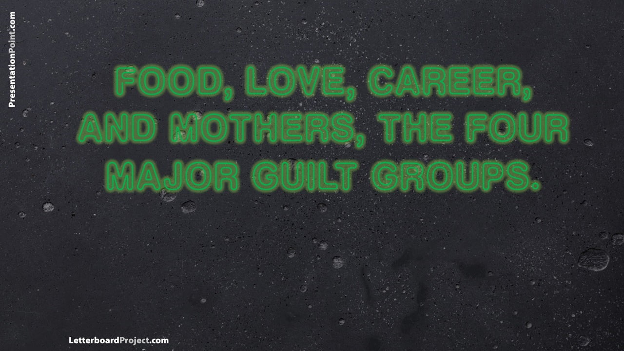 4 major guilt groups