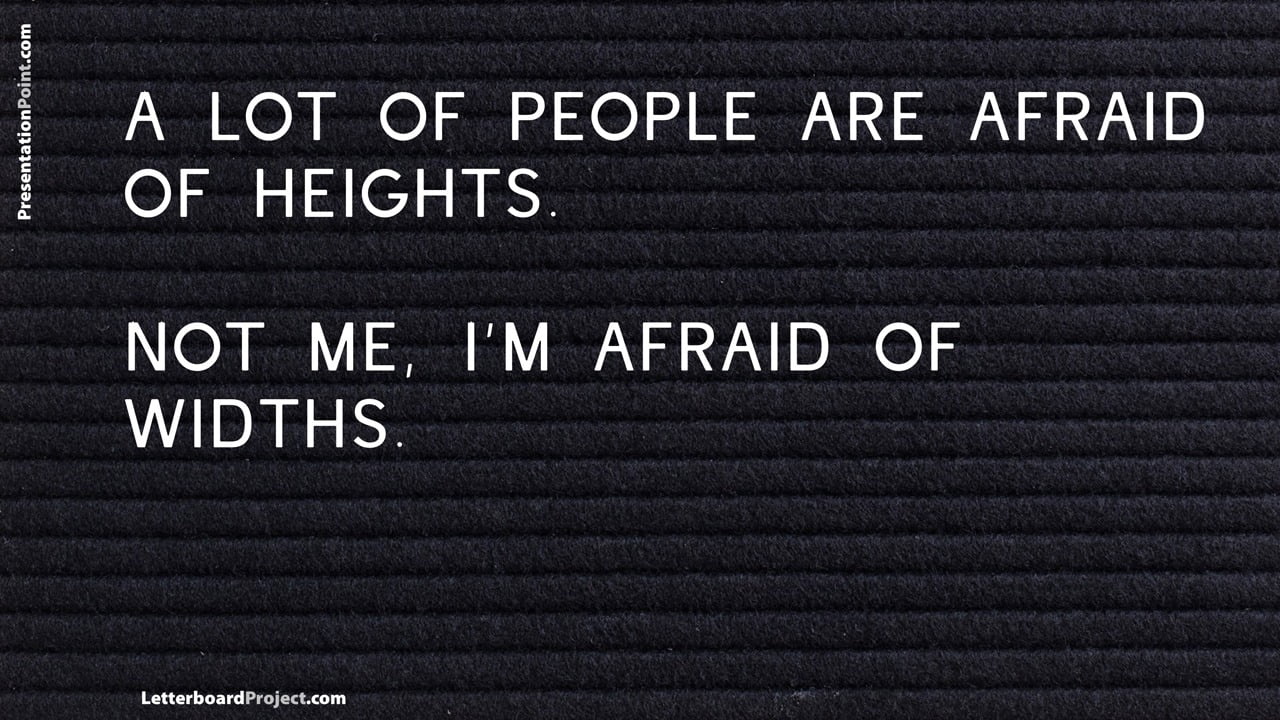 afraid of heights