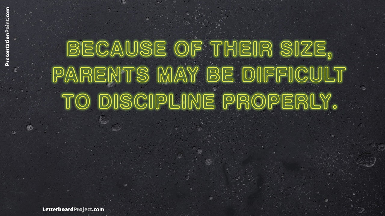 discipline parents properly