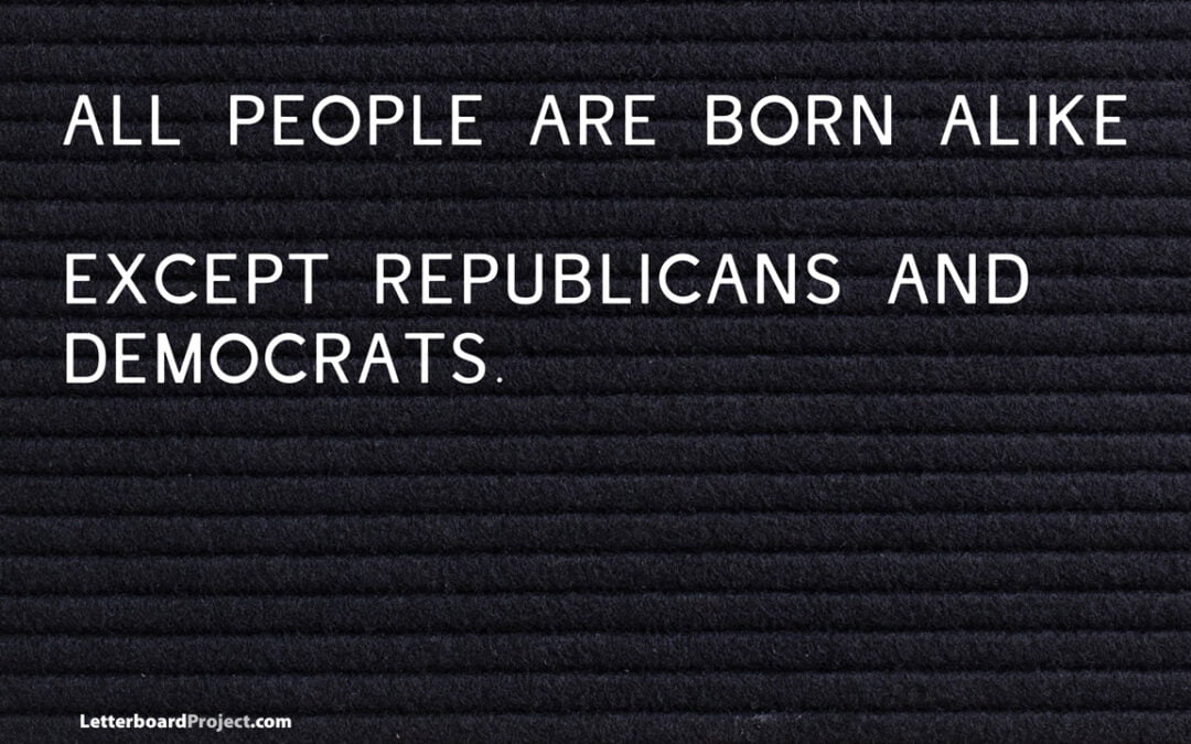 All people are born alike