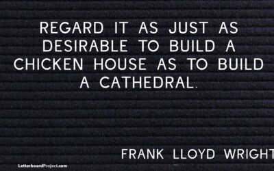 Build a cathedral