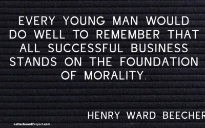 Foundation of morality