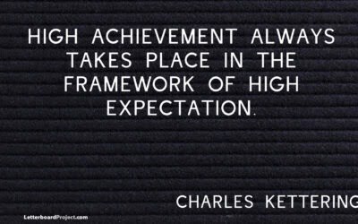 Framework of high expectation