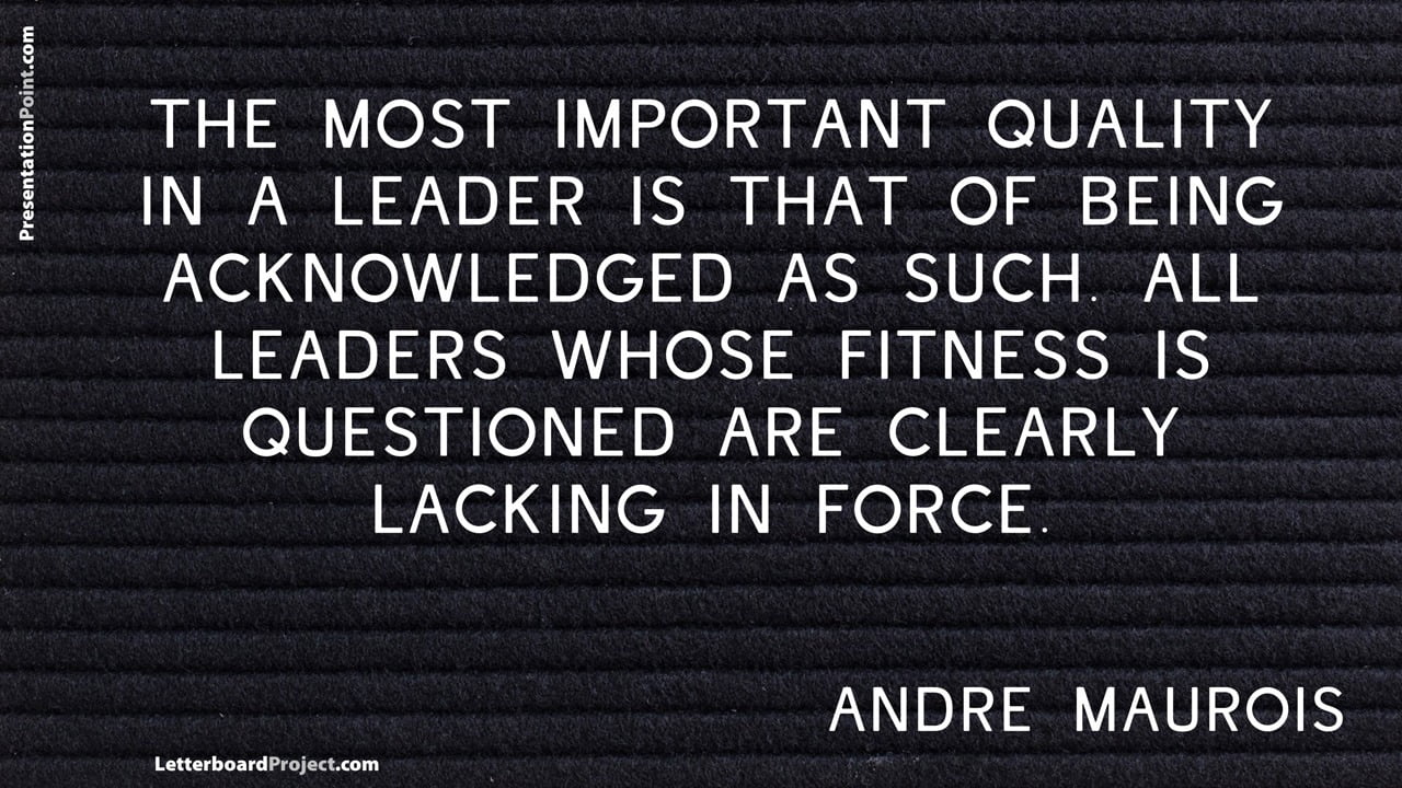 most important quality in a leader