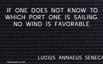 No wind is favorable